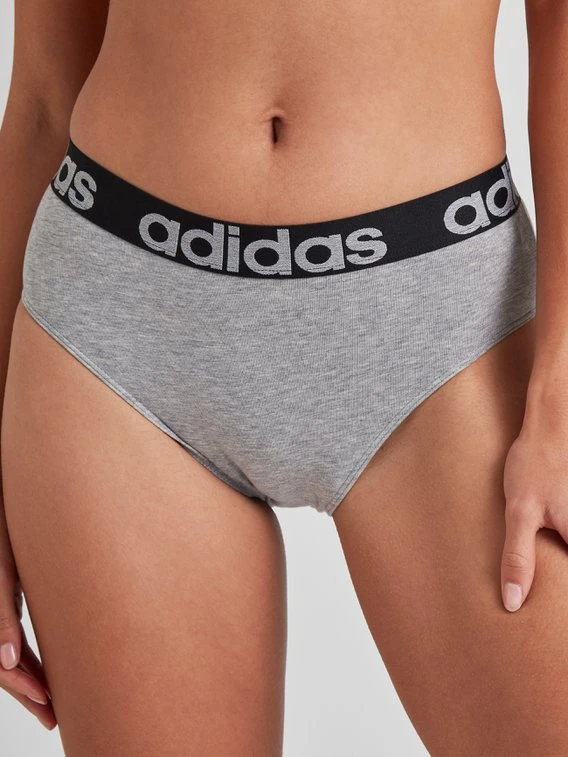 ADIDAS Cotton Logo Slip, Bikini Cut