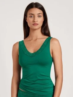Calida Natural Comfort Lace Tank-Top