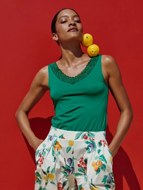 Calida Natural Comfort Lace Tank-Top – Bild 3