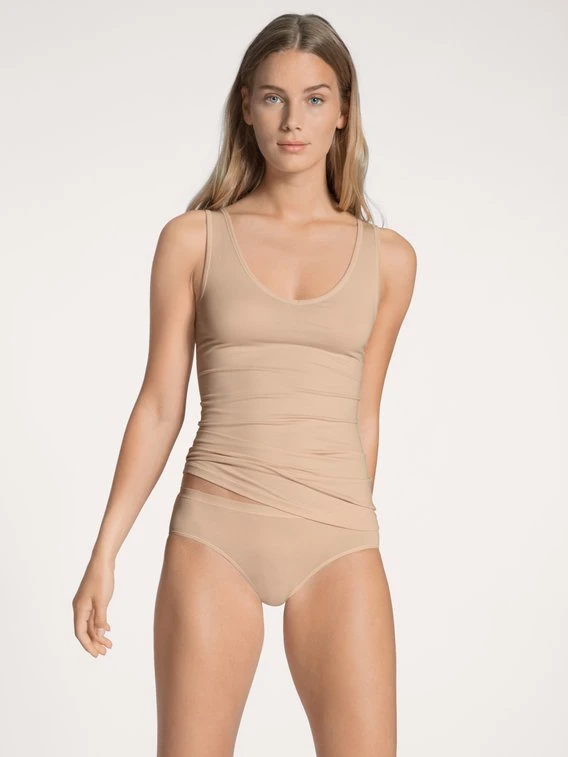 Calida Natural Comfort Tank-Top, V-Neck – Bild 3