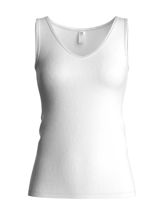 Calida Natural Comfort Tank-Top, V-Neck – Bild 5
