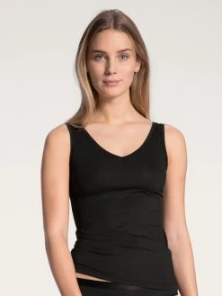 Calida Natural Joy Tank-Top, V-Neck