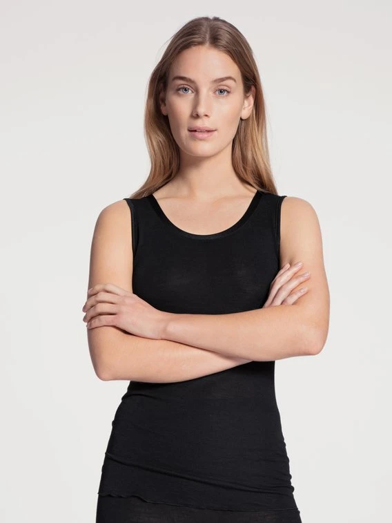 Calida True Confidence Tank-Top Aus Wolle-Seide