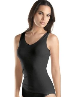 HANRO Woolen Silk Top Mit V-Ausschnitt