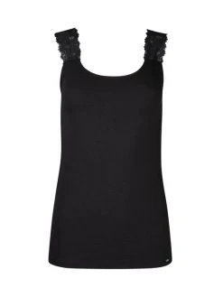 Skiny Every Day In Cotton Lace Tank-Top Mit Spitze