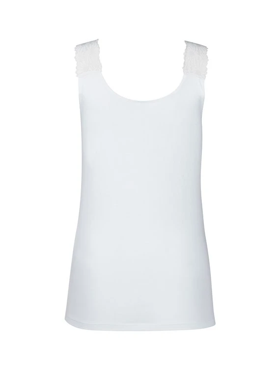 Skiny Every Day In Cotton Lace Tank-Top Mit Spitze – Bild 2