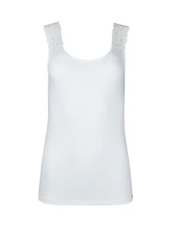 Skiny Every Day In Cotton Lace Tank-Top Mit Spitze