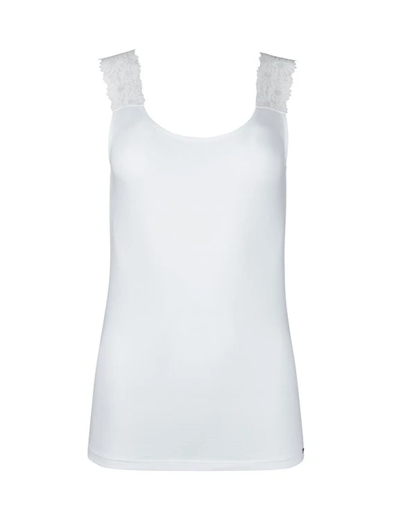 Skiny Every Day In Cotton Lace Tank-Top Mit Spitze
