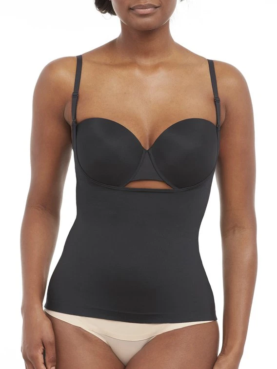 Spanx Suit Your Fancy Shaping Spaghetti-Top, Open-Bust